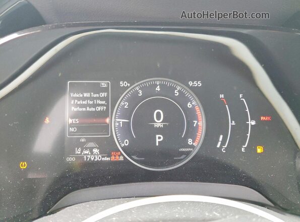 2T2BAMCA3RC072102 2024 LEXUS RX White Instrument cluster view