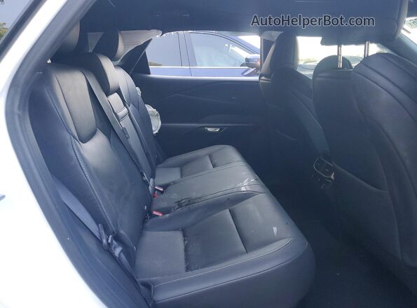 2T2BAMCA5RC046388 2024 LEXUS RX White Rear seats view