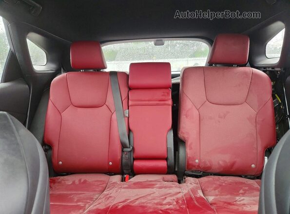 2T2BAMCA6PC010867 2023 LEXUS RX Black Widok tylnych siedzeń