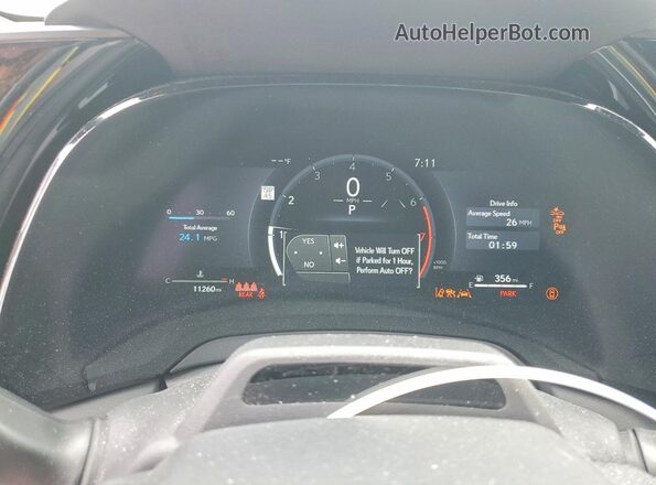 2T2BAMCA7SC111179 2025 LEXUS RX Серый Вид щитка приборов