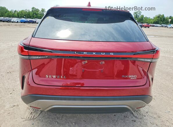 2T2BAMCA8TC129398 2026 LEXUS RX Red უკანა ხედი