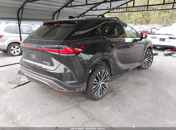 2T2BBMCA0SC083481 2025 LEXUS RX 350H Черный Задняя правая четверть