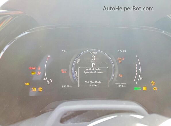 2T2BBMCA2RC023907 2024 LEXUS RX Black Вид щитка приладів