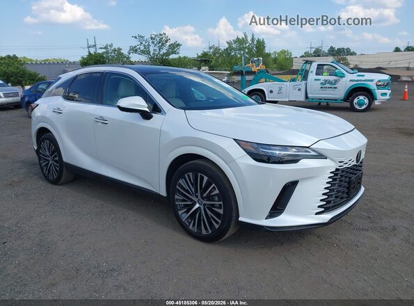 2T2BBMCA3SC067677 2025 LEXUS RX 350H Белый Передняя правая четверть