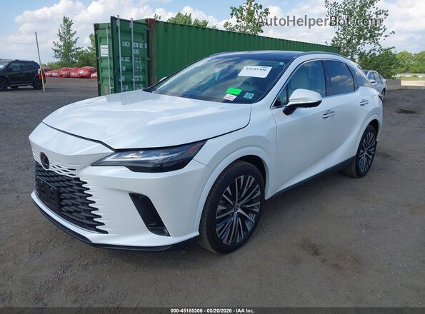 2T2BBMCA3SC067677 2025 LEXUS RX 350H Белый Передняя левая четверть