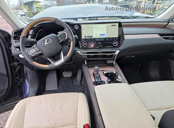 2T2BBMCA3SC076363 2025 LEXUS RX Blue Widok zestawu wskaźników