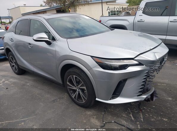 2T2BBMCA4PC012324 2023 LEXUS RX 350H Серебряный Передняя правая четверть