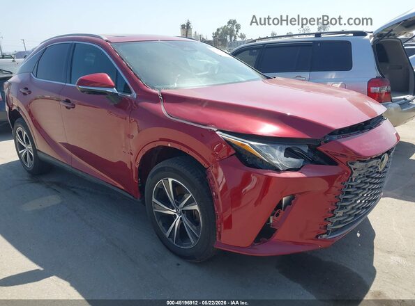 2T2BBMCA5RC042435 2024 LEXUS RX 350H Красный Передняя правая четверть