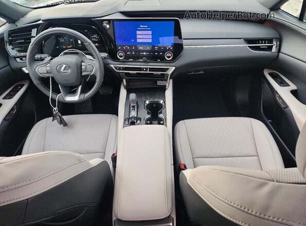 2T2BBMCA8SC100186 2025 LEXUS RX White Widok deski rozdzielczej