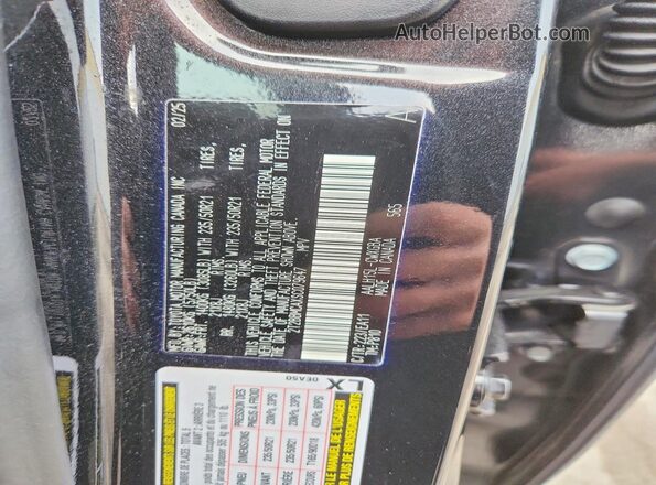 2T2BBMCAXSC079647 2025 LEXUS RX Черный Панорамный вид салона 360°