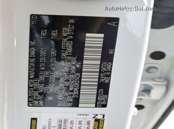 2T2BCMEA3RC014238 2024 LEXUS RX White Вид підкапотного простору
