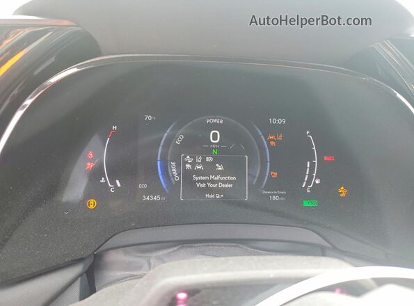 2T2BCMEA6PC009855 2023 LEXUS RX Black Instrument cluster view