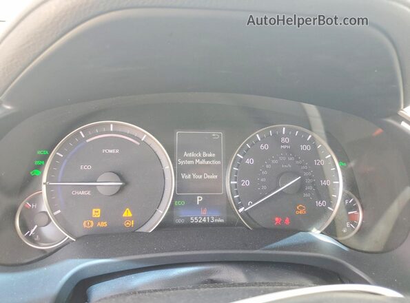 2T2BGMCA5GC005125 2016 LEXUS RX Черный Вид щитка приборов