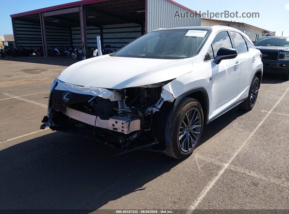 2T2BGMCA6JC022572 2018 LEXUS RX 450H White Vista frontal