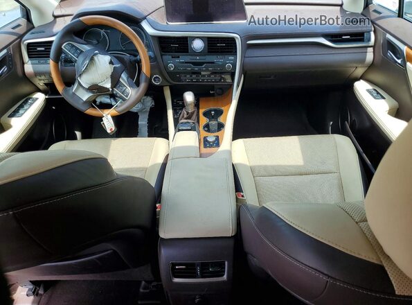2T2BGMCA7GC006101 2016 LEXUS RX Синий Вид панели приборов