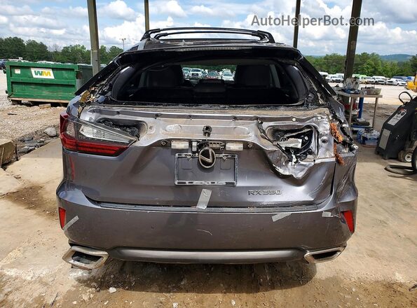 2T2BZMCA0GC013353 2016 LEXUS RX Серый Вид сзади