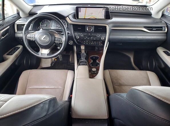 2T2BZMCA0GC013353 2016 LEXUS RX Серый Вид панели приборов