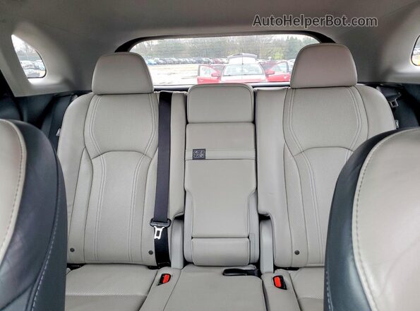 2T2BZMCA0GC030508 2016 LEXUS RX Gray Vista de los asientos traseros