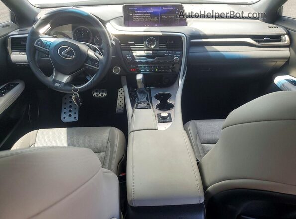 2T2BZMCA0HC064823 2017 LEXUS RX Золотой Вид панели приборов