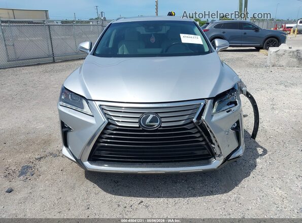 2T2BZMCA1GC049570 2016 LEXUS RX 350 Серебряный Вид спереди