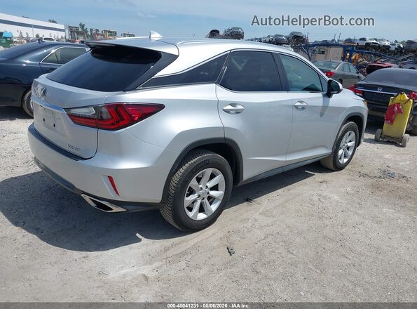 2T2BZMCA1GC049570 2016 LEXUS RX 350 Серебряный Задняя правая четверть