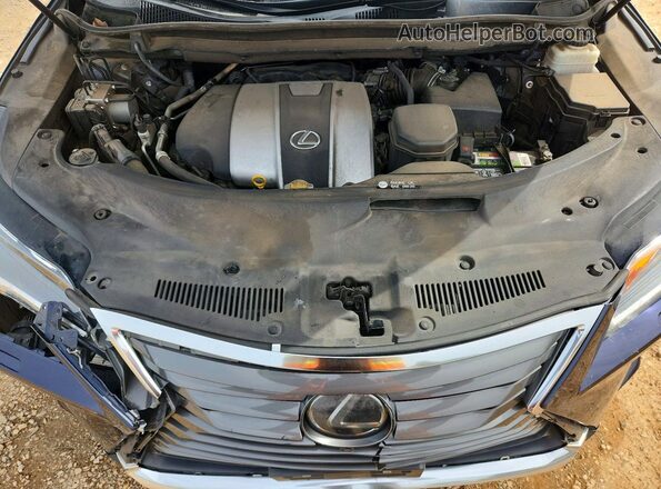 2T2BZMCA2GC032633 2016 LEXUS RX Blue Widok komory silnika