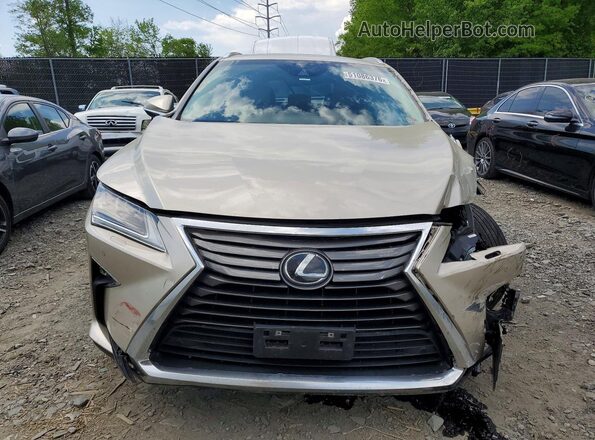 2T2BZMCA2HC127338 2017 LEXUS RX Бежевый Вид спереди