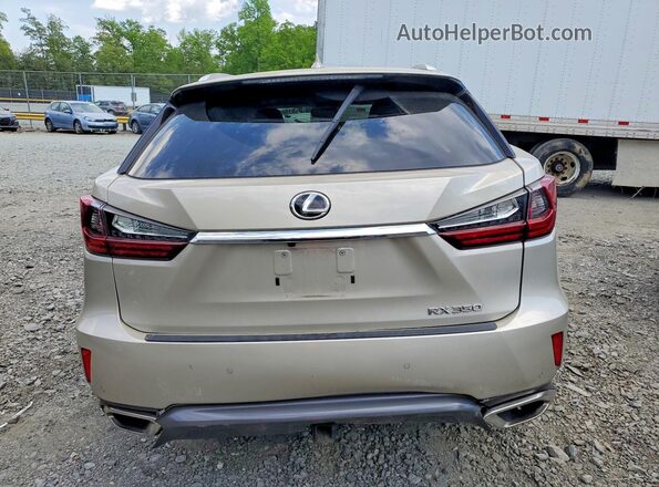 2T2BZMCA2HC127338 2017 LEXUS RX Бежевый Вид сзади