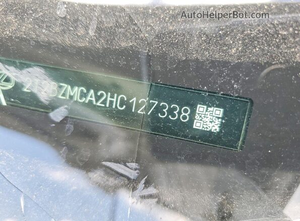 2T2BZMCA2HC127338 2017 LEXUS RX Бежевый Вид наклейки с VIN-кодом