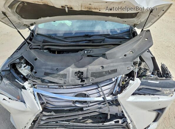 2T2BZMCA2HC130059 2017 LEXUS RX White Vista del compartimento del motor