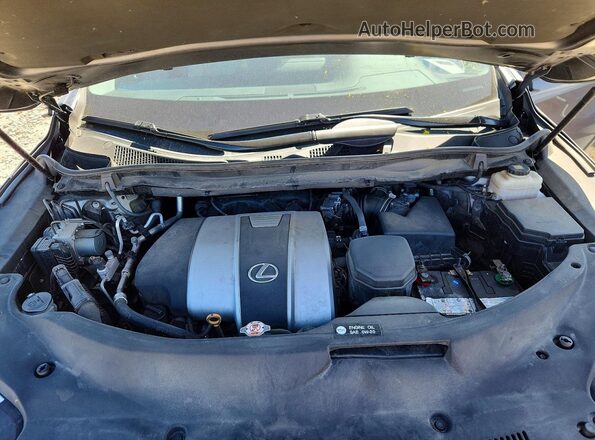 2T2BZMCA2JC151709 2018 LEXUS RX Серебряный Вид задней части салона