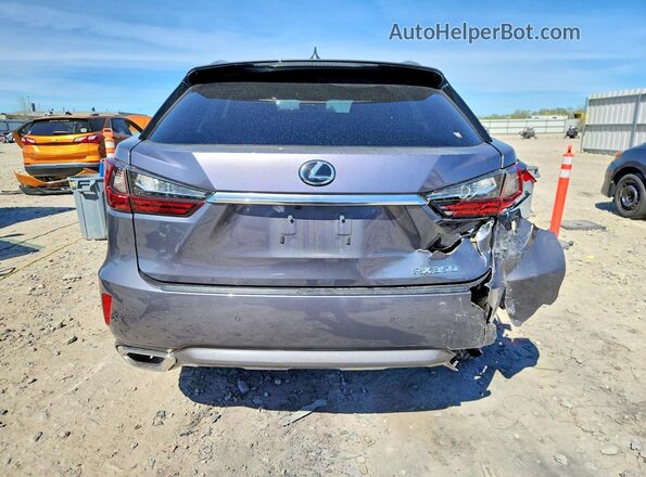 2T2BZMCA2JC151709 2018 LEXUS RX Серебряный Вид сзади