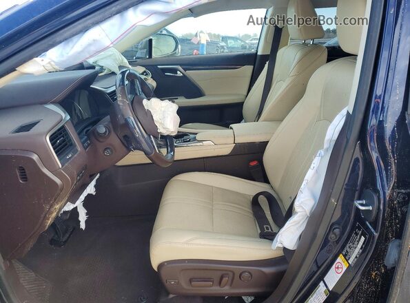 2T2BZMCA2JC153489 2018 LEXUS RX Синий Вид салона спереди
