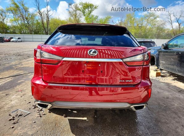 2T2BZMCA2JC155906 2018 LEXUS RX Красный Вид сзади