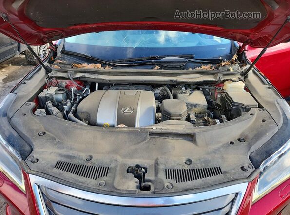 2T2BZMCA2JC155906 2018 LEXUS RX Красный Вид подкапотного пространства
