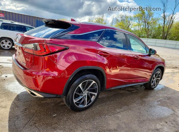 2T2BZMCA2JC155906 2018 LEXUS RX Красный Задняя правая четверть