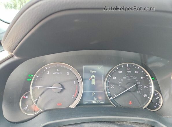 2T2BZMCA2JC155906 2018 LEXUS RX Красный Вид щитка приборов