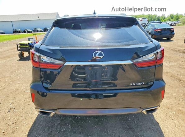 2T2BZMCA4GC006180 2016 LEXUS RX Черный Вид сзади