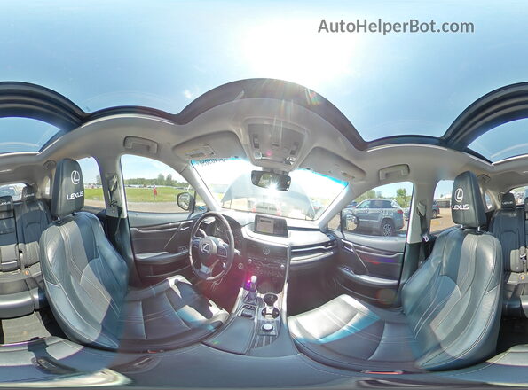 2T2BZMCA4GC006180 2016 LEXUS RX Черный Панорамный вид салона 360°