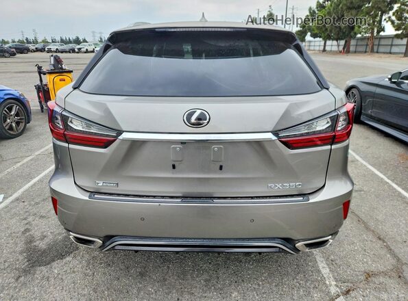 2T2BZMCA4HC095833 2017 LEXUS RX Tan Widok z tyłu