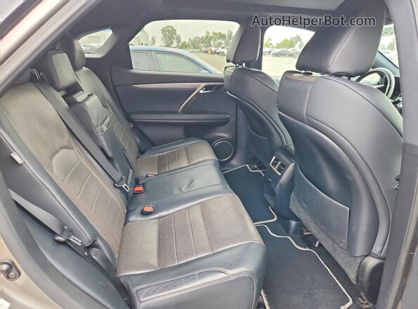 2T2BZMCA4HC095833 2017 LEXUS RX Tan Widok tylnych siedzeń