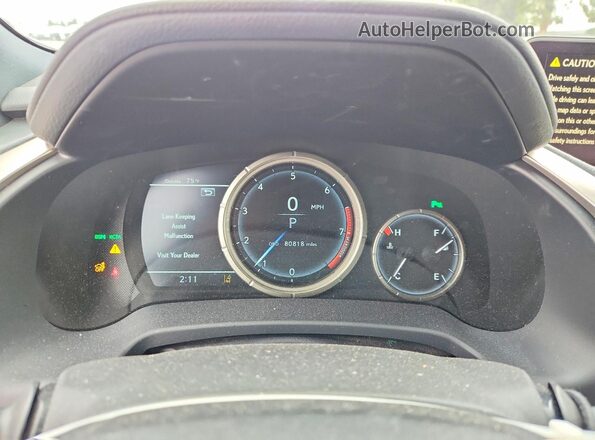 2T2BZMCA4HC095833 2017 LEXUS RX Tan Widok zestawu wskaźników