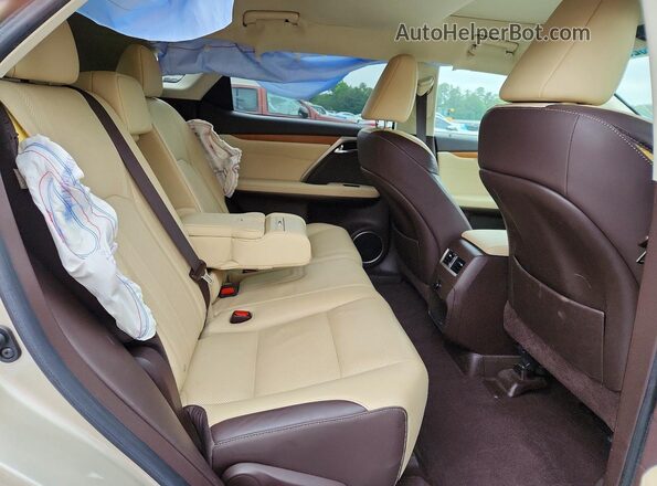 2T2BZMCA4KC177522 2019 LEXUS RX Желто-коричневый Вид задней части салона