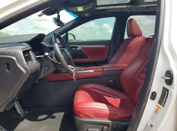2T2BZMCA6GC017780 2016 LEXUS RX White Вид салону спереду