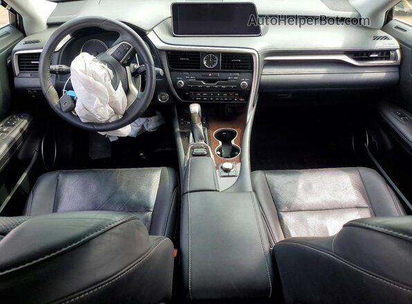 2T2BZMCA6GC036832 2016 LEXUS RX Черный Вид панели приборов