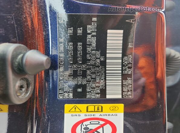 2T2BZMCA6GC045577 2016 LEXUS RX Blue Панорамний вид салону 360°