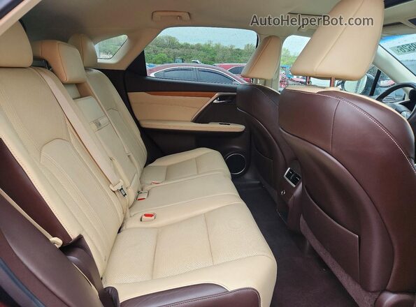 2T2BZMCA6GC045577 2016 LEXUS RX Blue Вид задньої частини салону