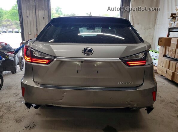 2T2BZMCA6HC127181 2017 LEXUS RX Серебряный Вид сзади