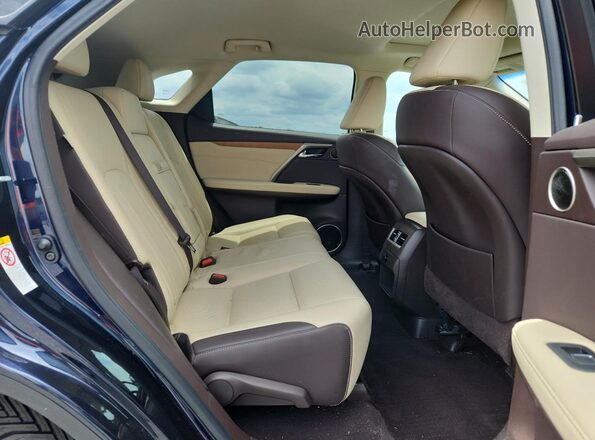 2T2BZMCA6JC163295 2018 LEXUS RX Синий Вид задней части салона