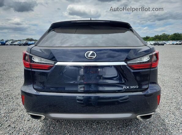 2T2BZMCA6JC163295 2018 LEXUS RX Синий Вид сзади